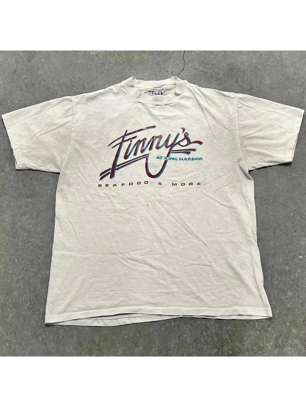 Vintage Hanes Finny’s Seafood Logo T Shirt